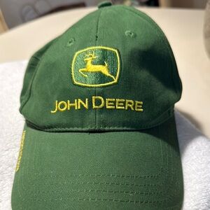 John Deere baseballll style hat with adjustable band
